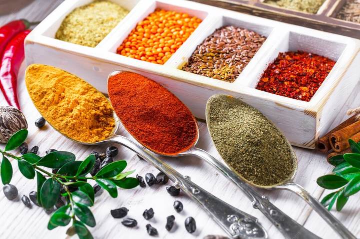 Ground spice powder