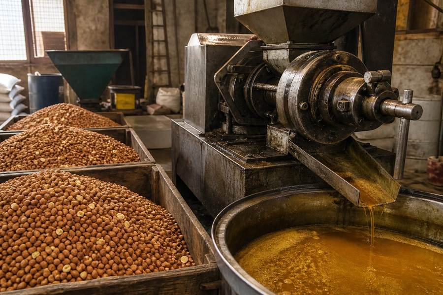 Groundnut oil mill